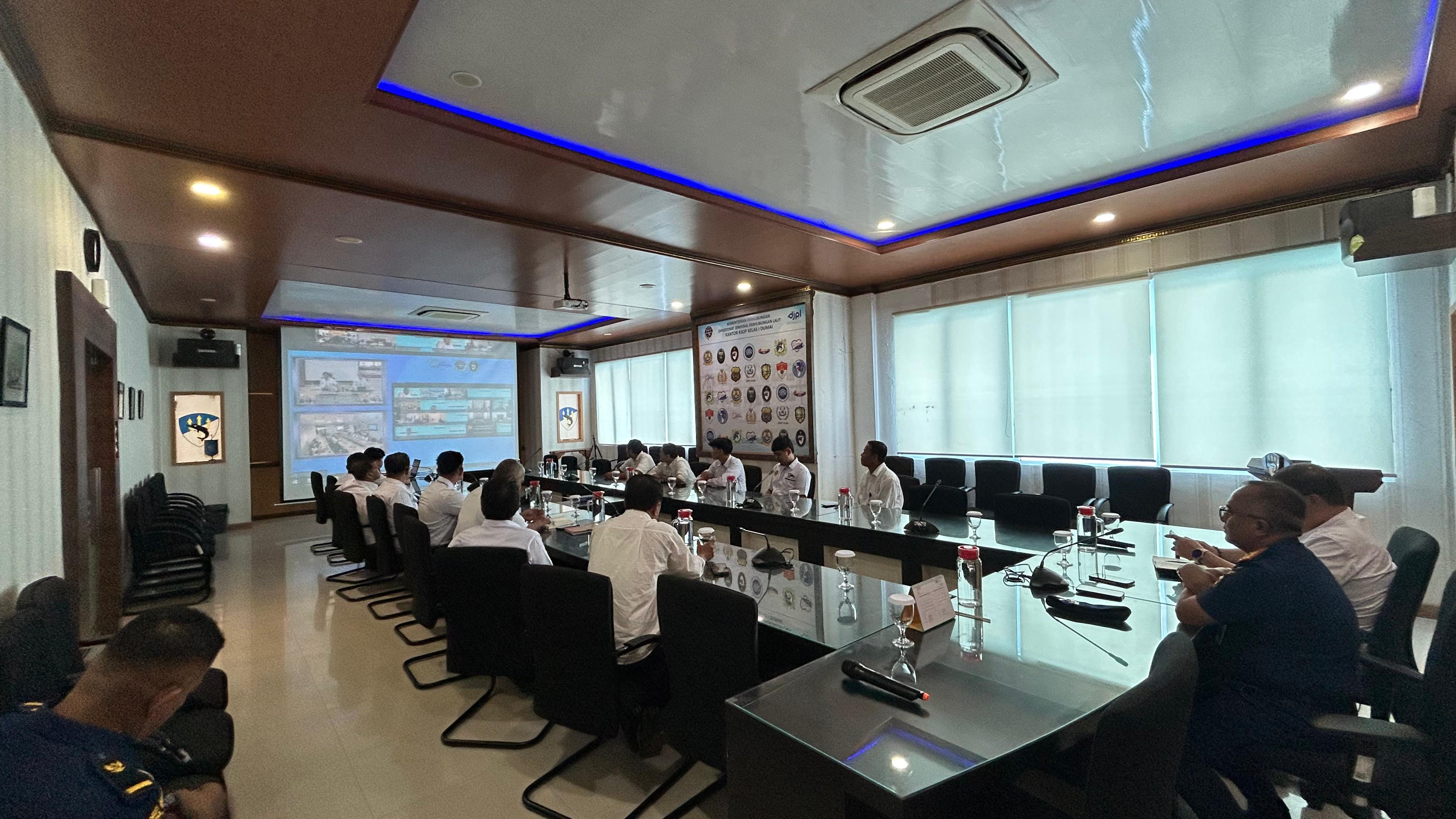 Kantor KSOP Kelas I Dumai mengikuti Kegiatan Rapat  Koodinasi Terkait Penguatan Pelayanan di Lingkungan Direktorat Jenderal Perhubungan Laut